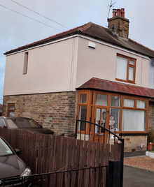An upstairs resurfacing & insulation