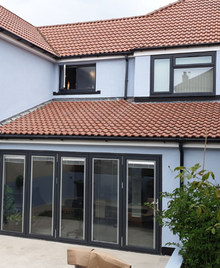A resurfacing of a house extension.